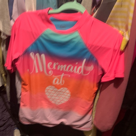 Mermaid bundle of 2 shirts. Justice and wonder nation 18/20 girls - Picture 9 of 9